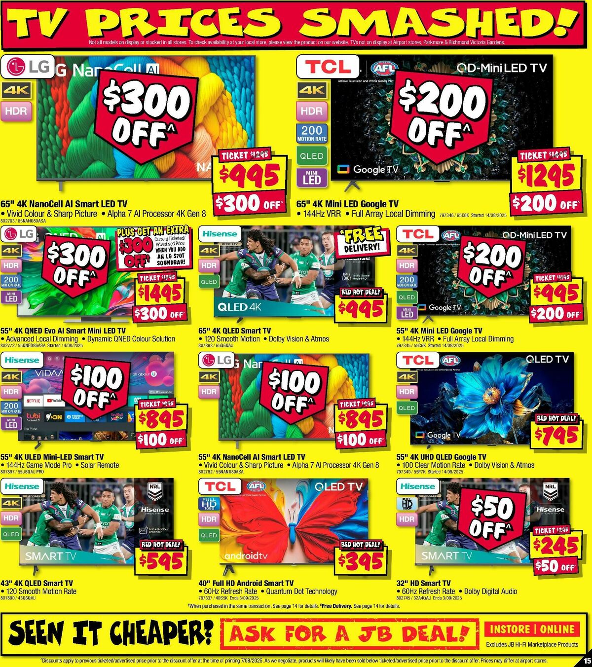 JB Hi-Fi Catalogues from 21 August