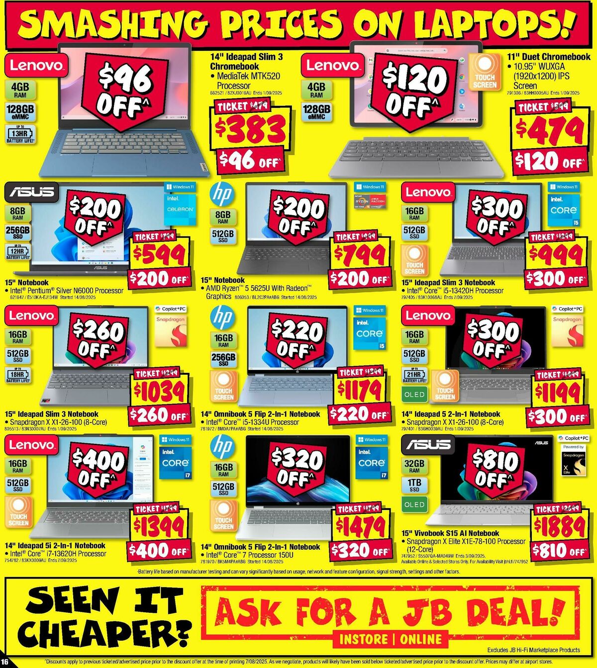 JB Hi-Fi Catalogues from 21 August