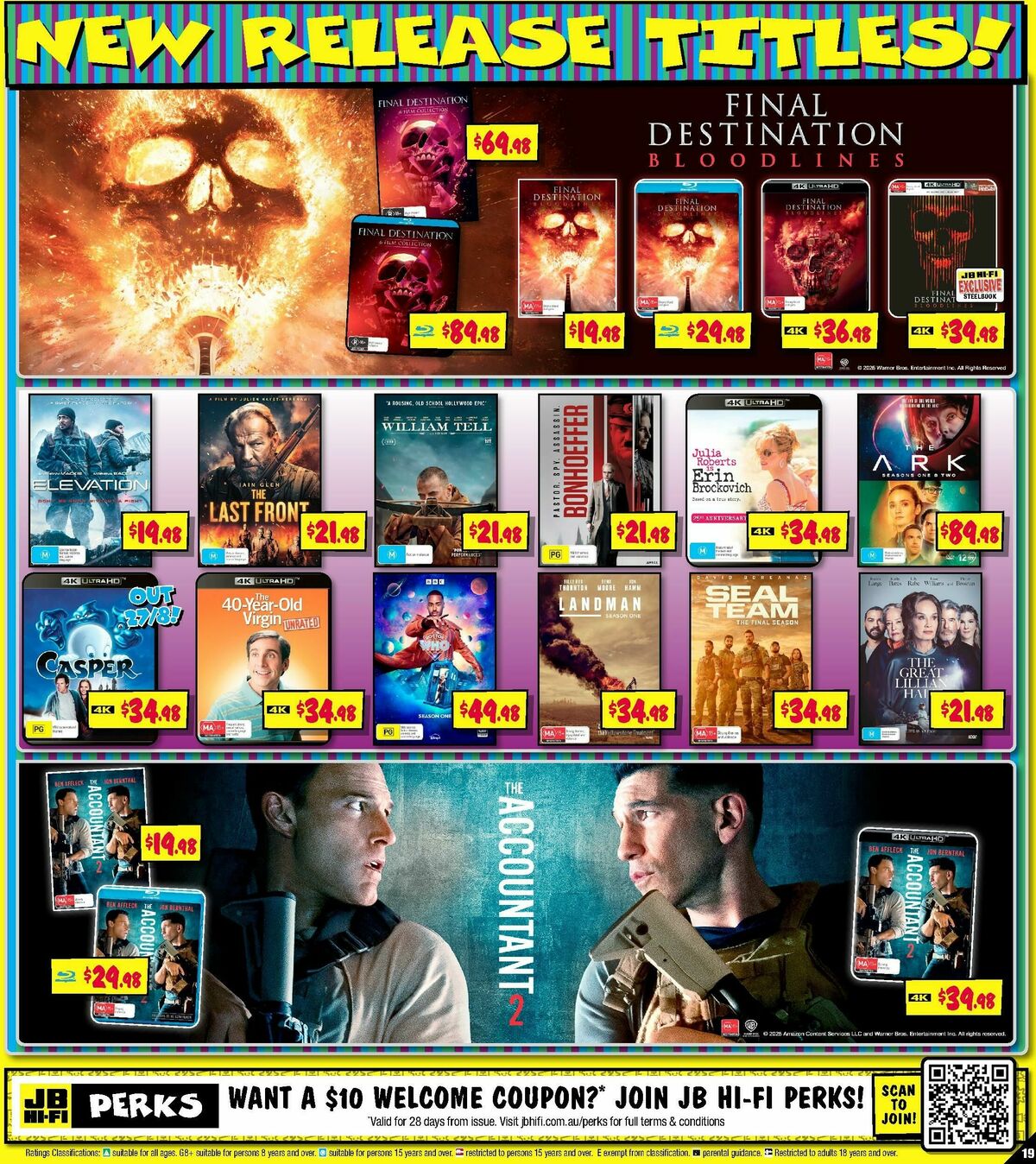 JB Hi-Fi Catalogues from 21 August