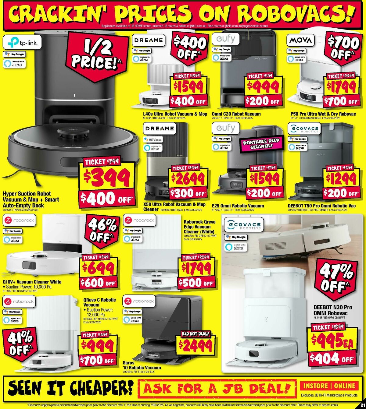 JB Hi-Fi Catalogues from 21 August
