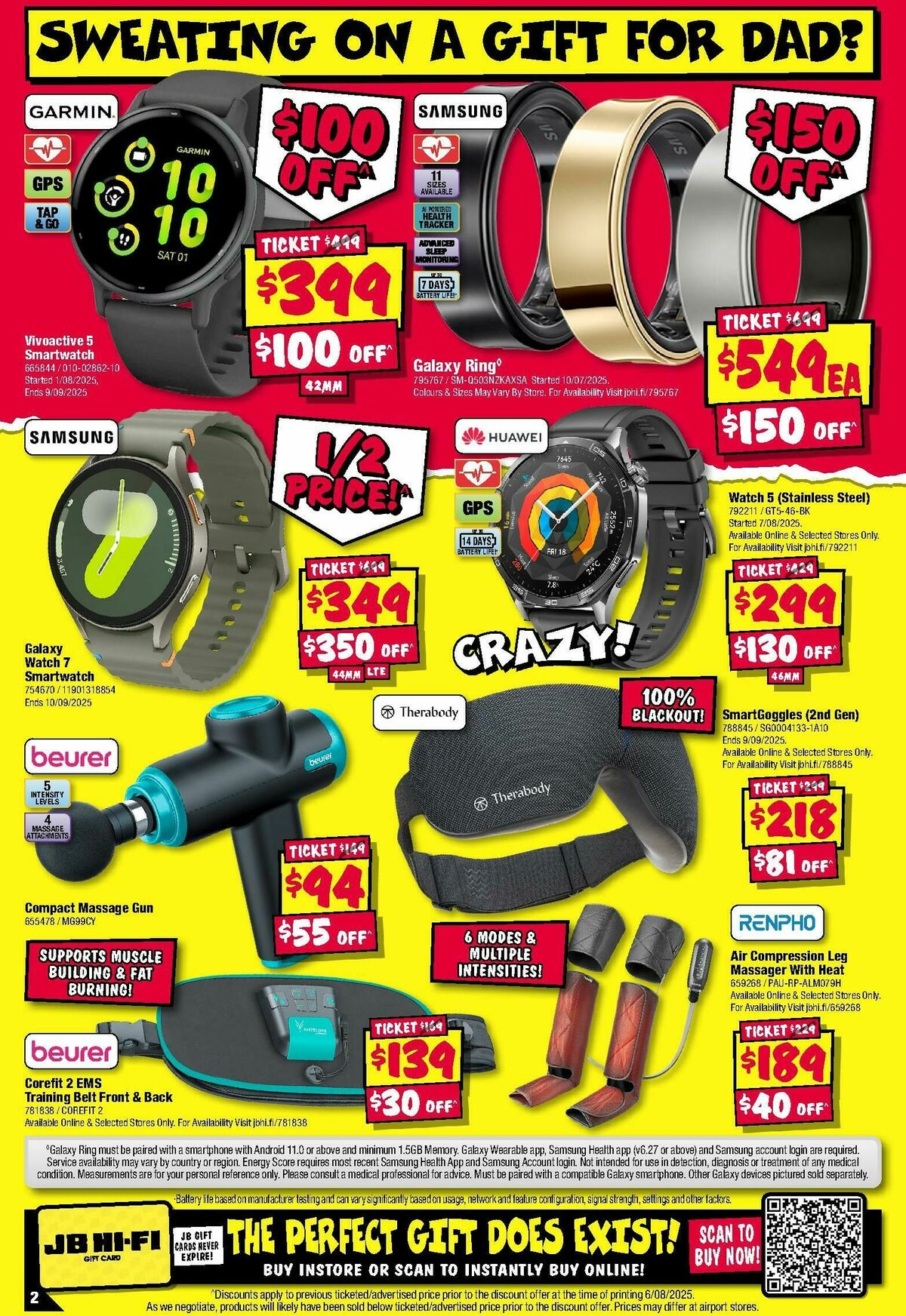JB Hi-Fi Deals for Dad! Catalogues from 25 August