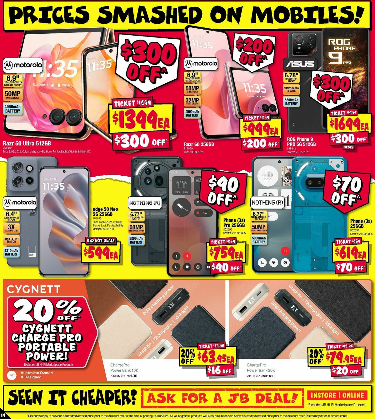 JB Hi-Fi Catalogues from 28 August