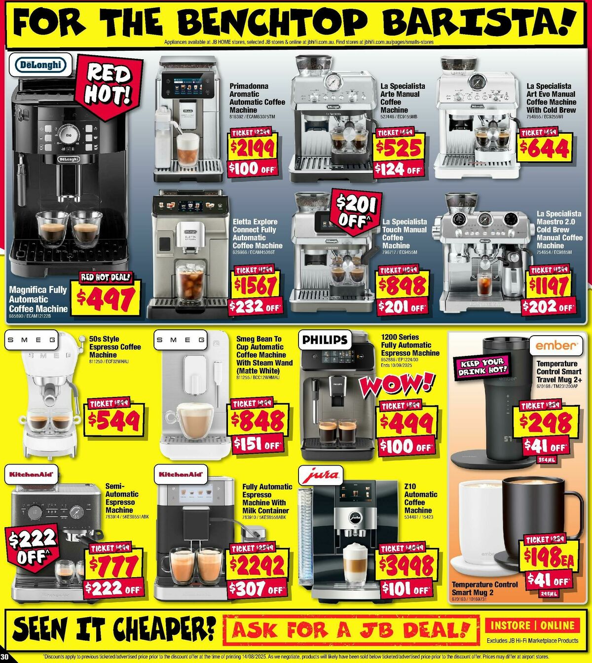 JB Hi-Fi Catalogues from 28 August