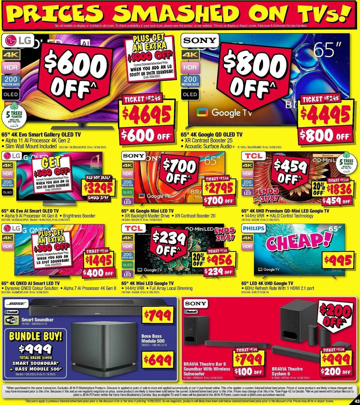 JB Hi-Fi Catalogues from 28 August