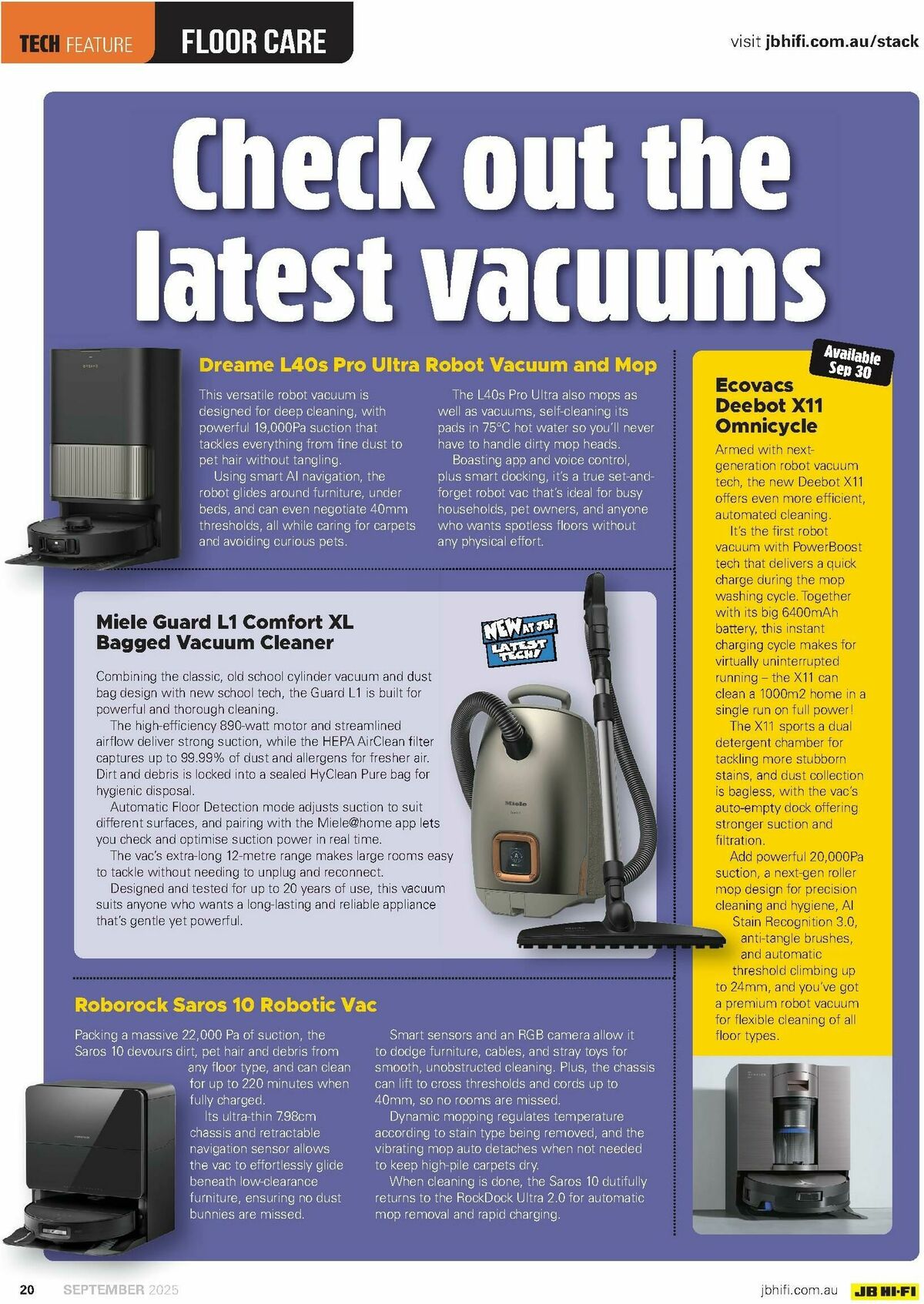 JB Hi-Fi Magazine September Catalogues from 1 September