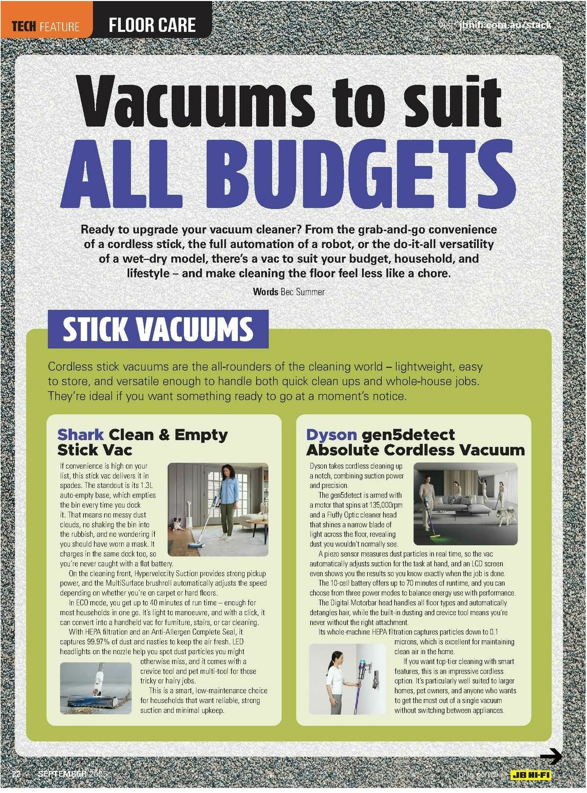 JB Hi-Fi Magazine September Catalogues from 1 September