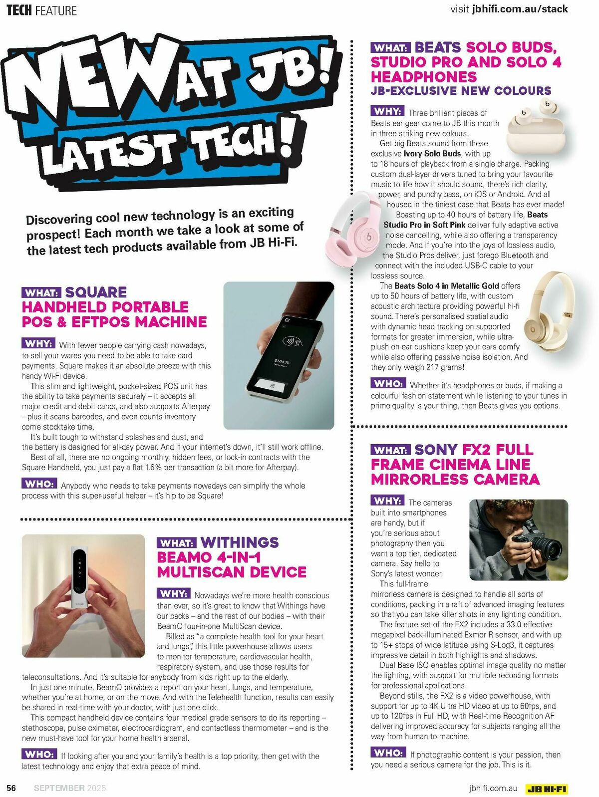 JB Hi-Fi Magazine September Catalogues from 1 September