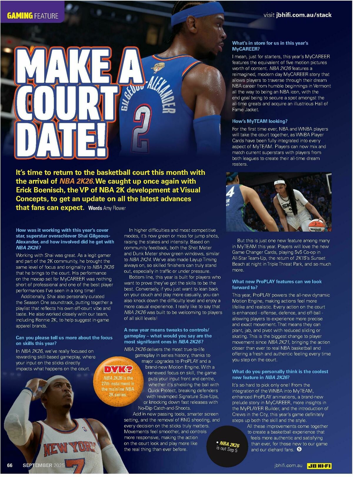 JB Hi-Fi Magazine September Catalogues from 1 September