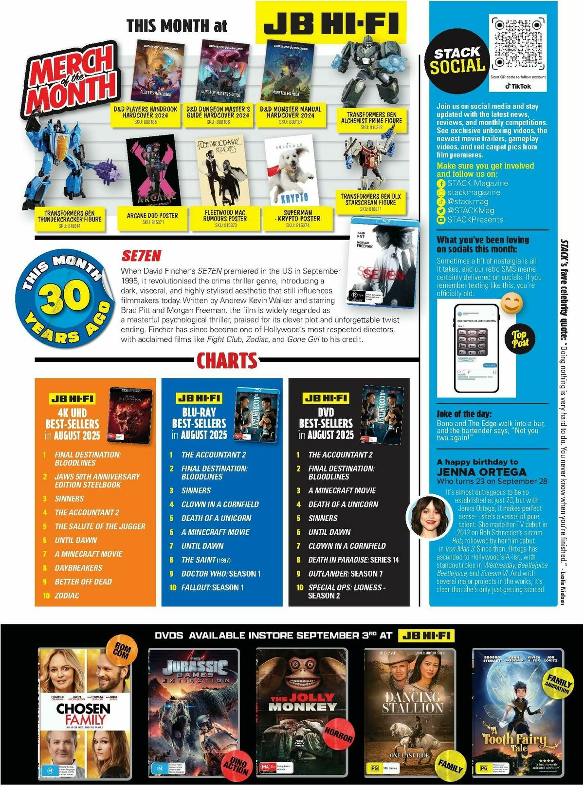 JB Hi-Fi Magazine September Catalogues from 1 September