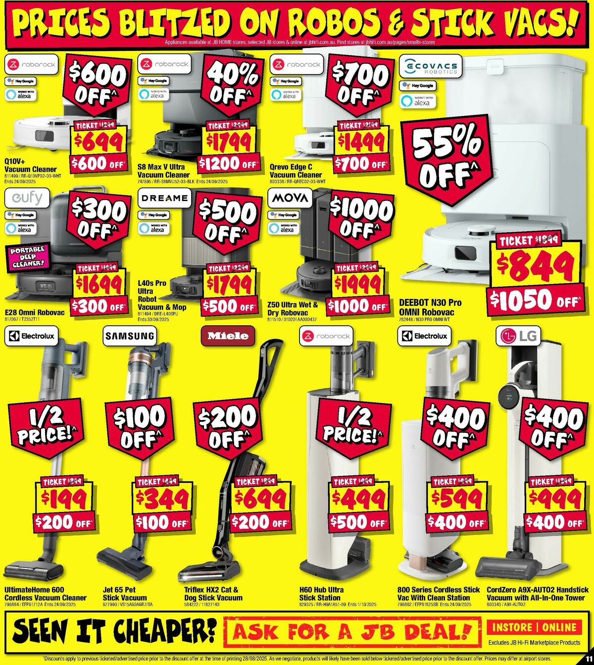 JB Hi-Fi Catalogues from 11 September