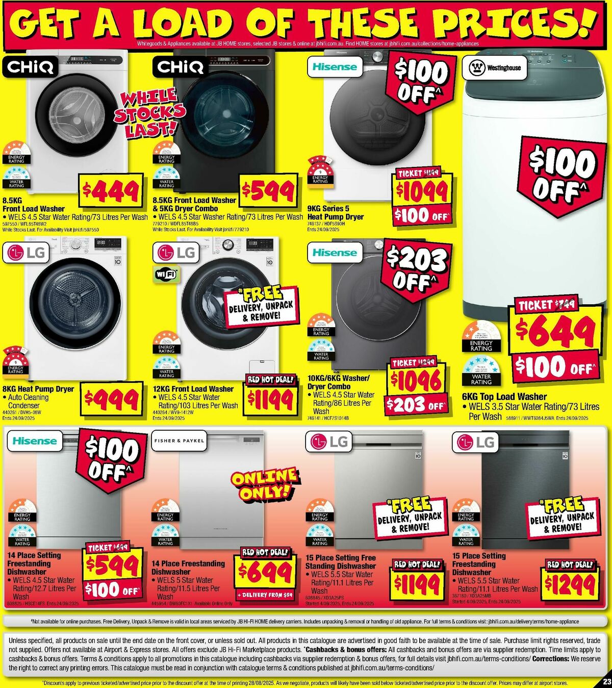 JB Hi-Fi Catalogues from 11 September