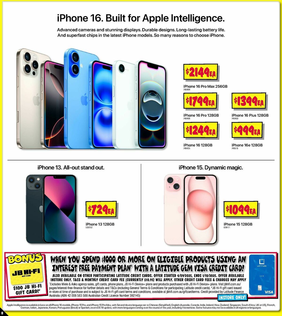 JB Hi-Fi Catalogues from 12 September