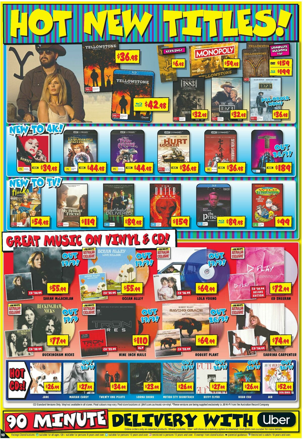 JB Hi-Fi Catalogues from 18 September
