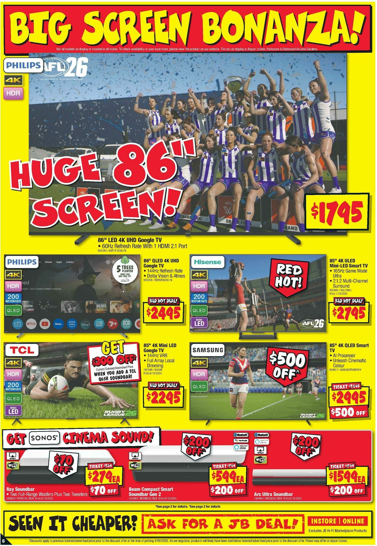 JB Hi-Fi Catalogues from 18 September