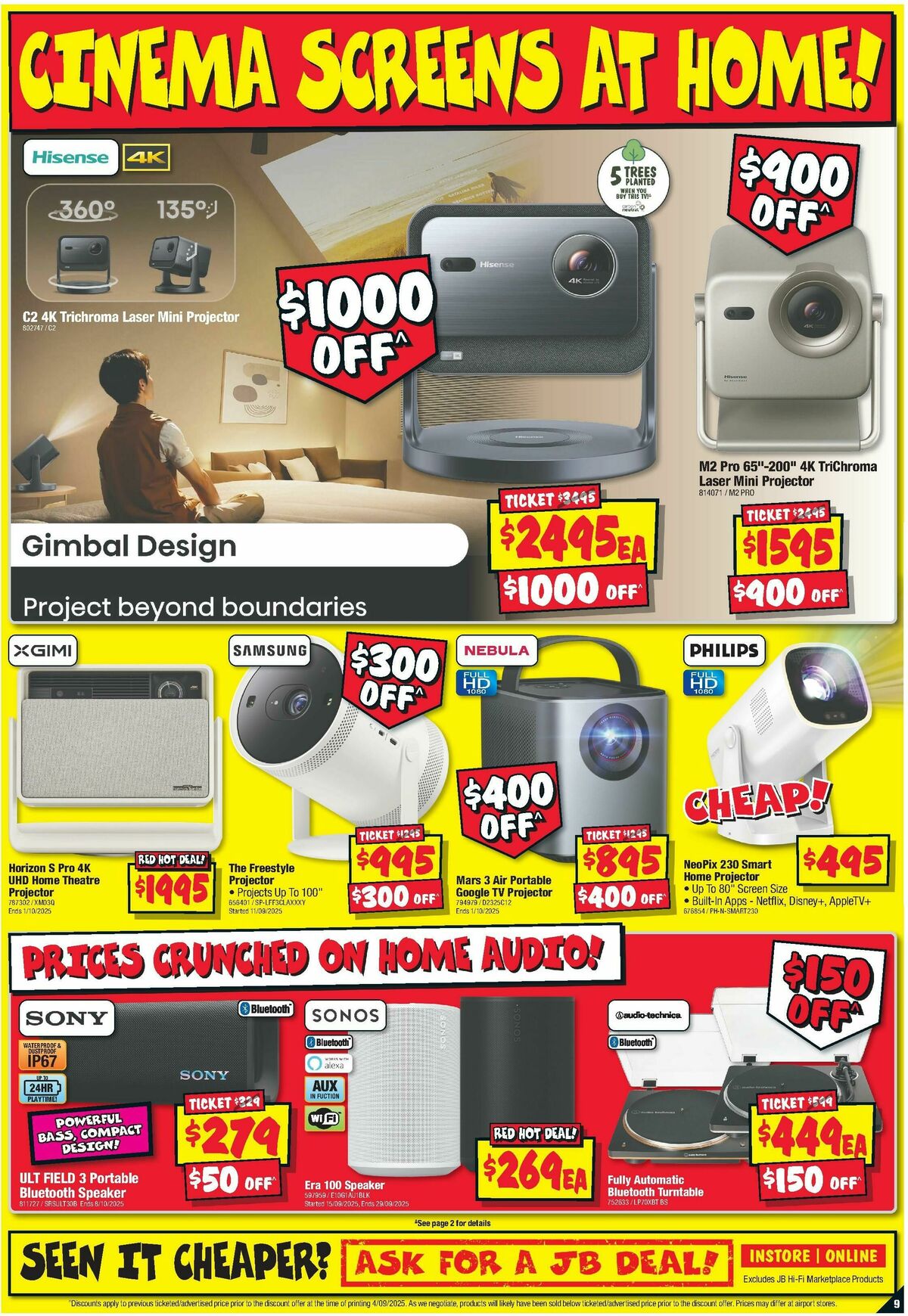 JB Hi-Fi Catalogues from 18 September