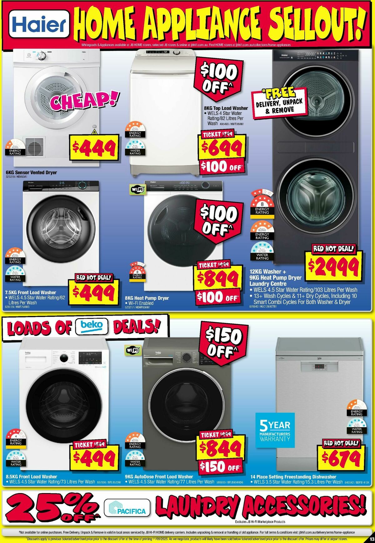 JB Hi-Fi Catalogues from 25 September