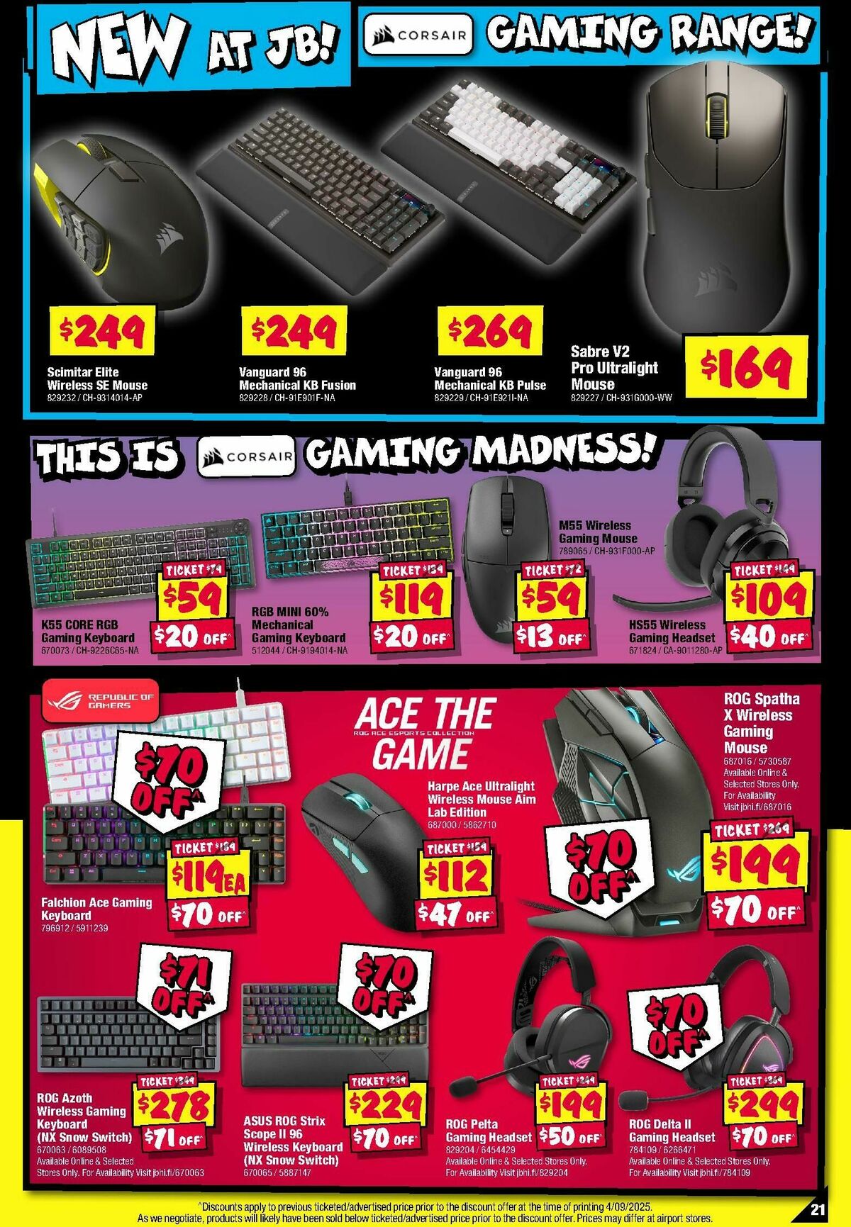 JB Hi-Fi Mega Gaming Sale Catalogues from 25 September