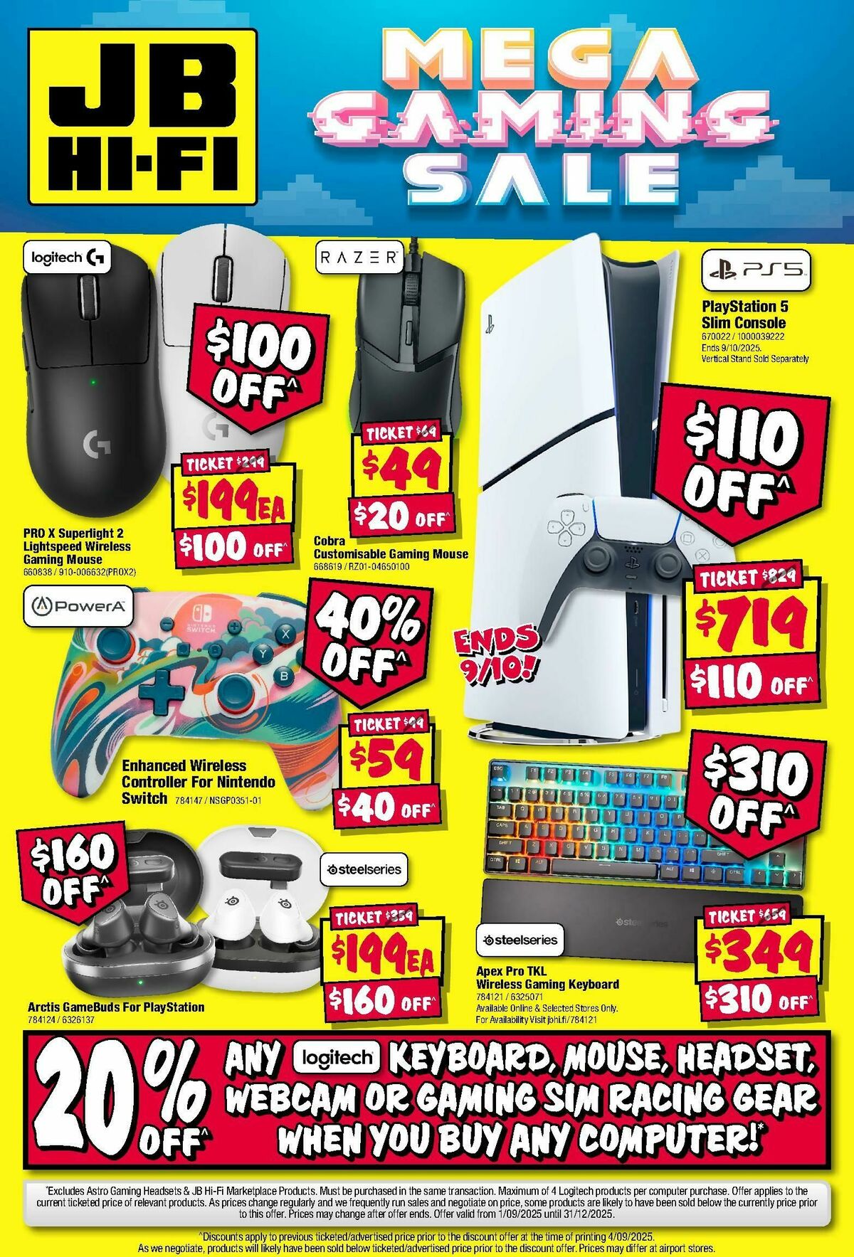 JB Hi-Fi Mega Gaming Sale Catalogues from 25 September