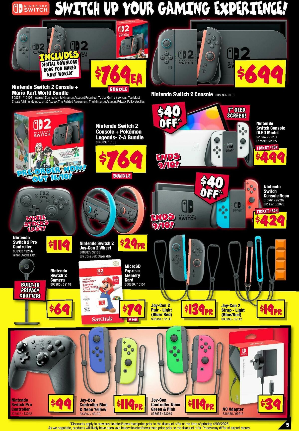 JB Hi-Fi Mega Gaming Sale Catalogues from 25 September