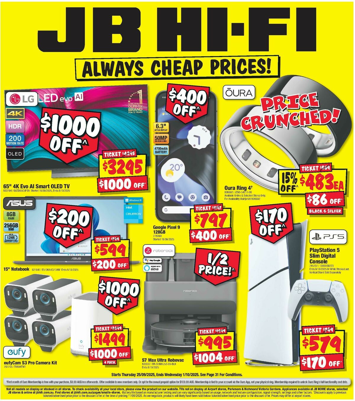 JB Hi-Fi Always Cheap Prices Catalogues from 25 September