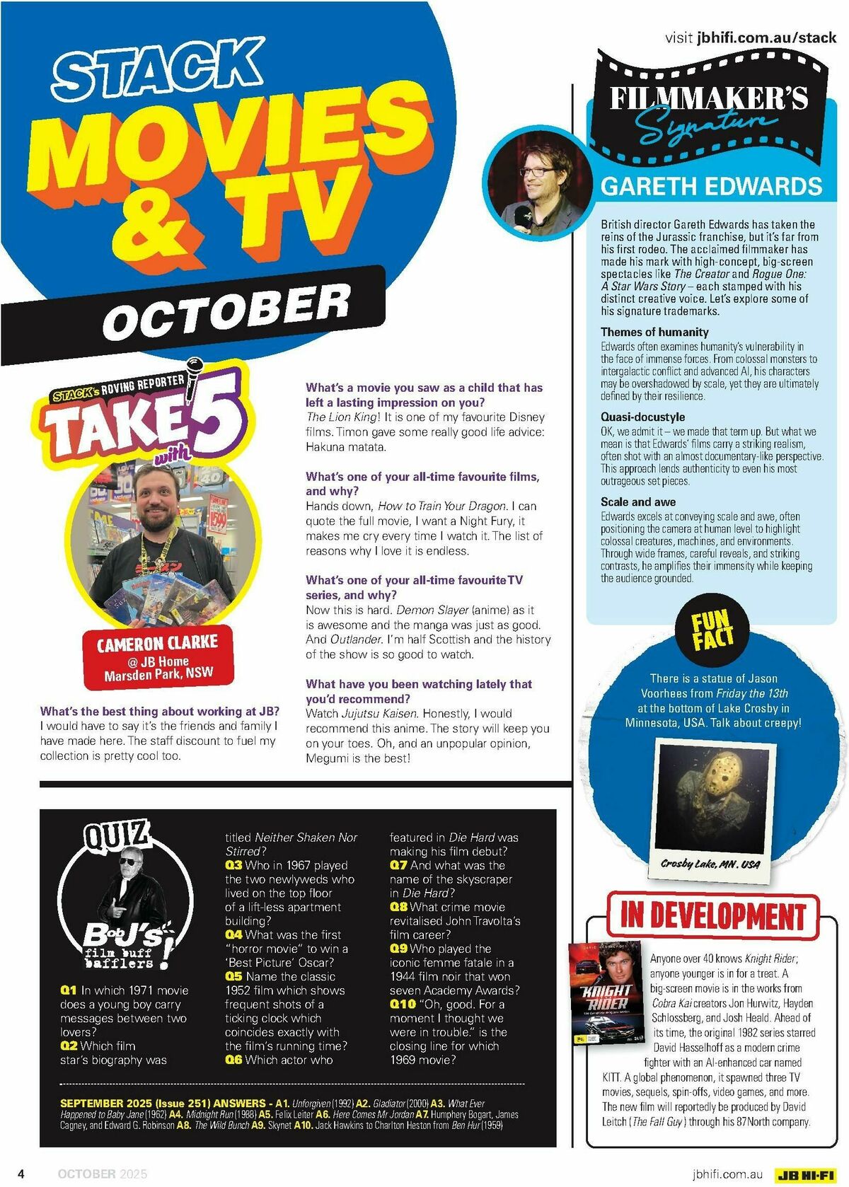 JB Hi-Fi Magazine October Catalogues from 1 October