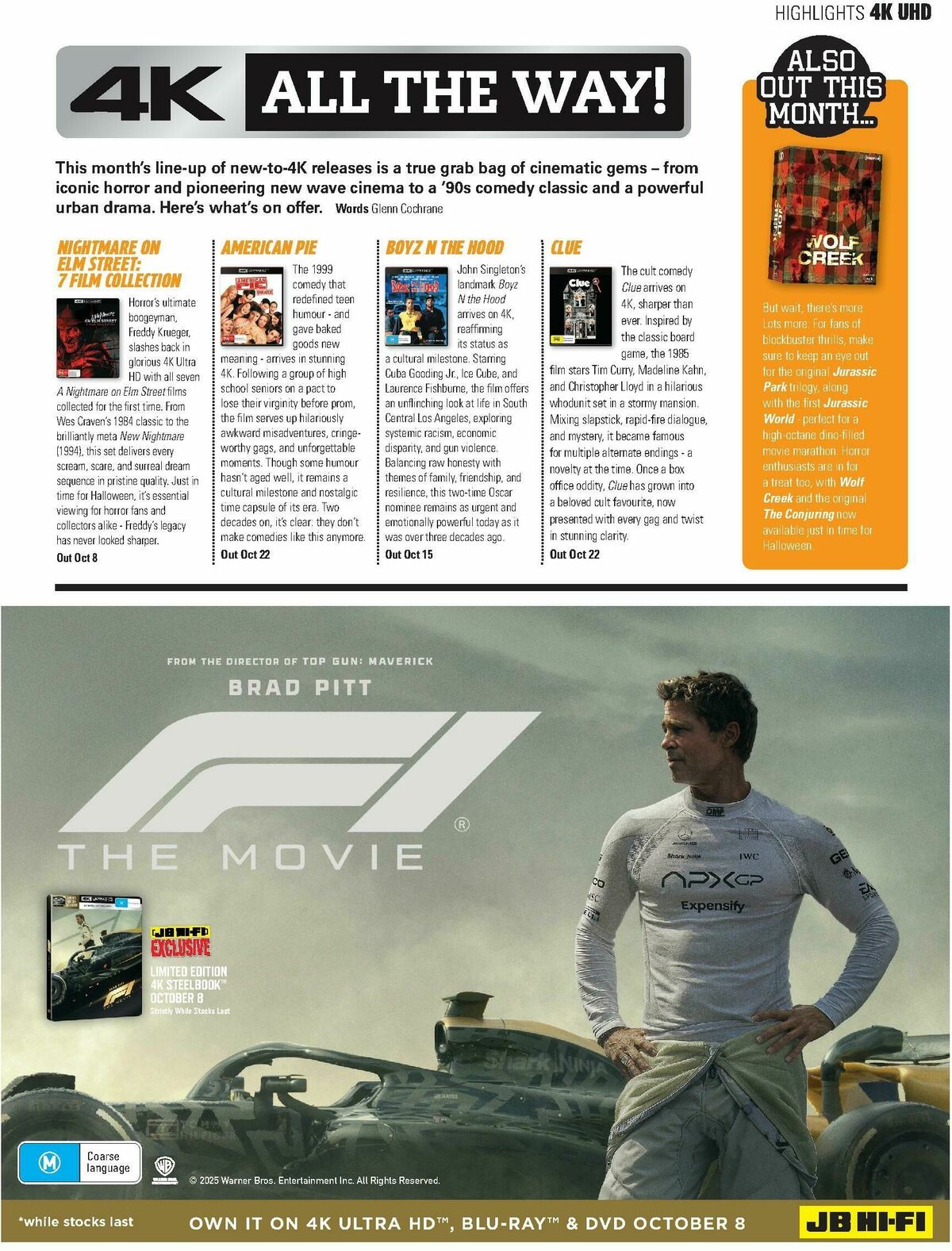 JB Hi-Fi Magazine October Catalogues from 1 October