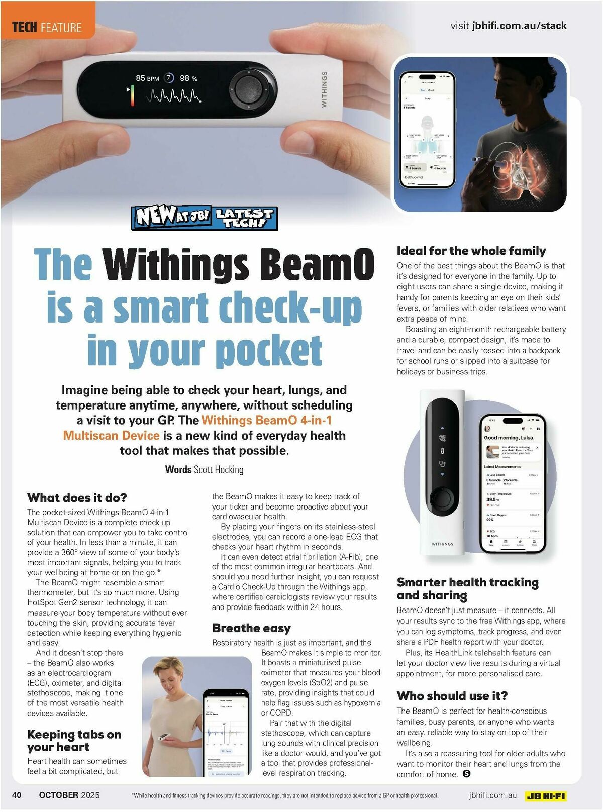 JB Hi-Fi Magazine October Catalogues from 1 October