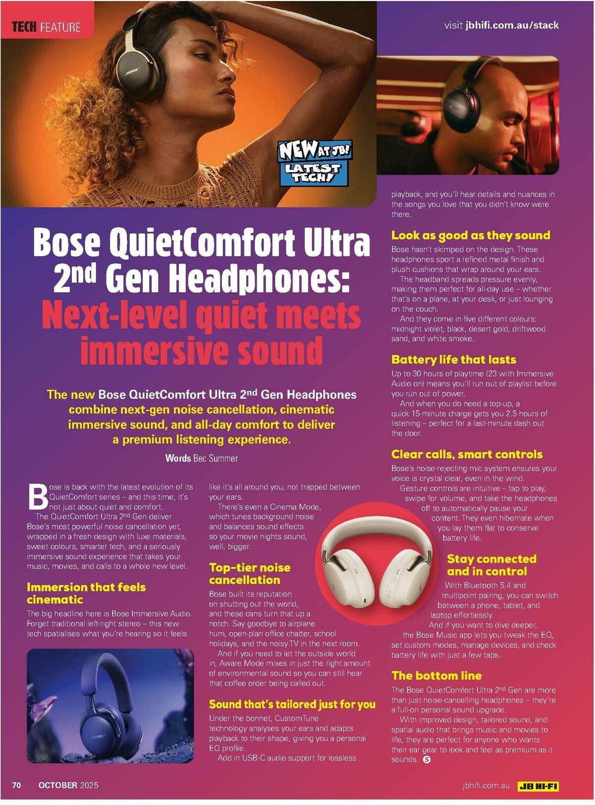 JB Hi-Fi Magazine October Catalogues from 1 October