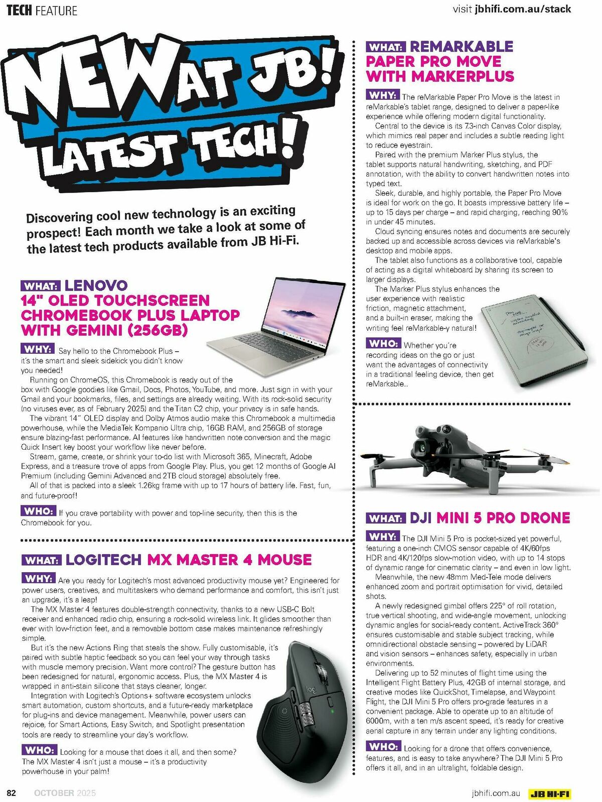 JB Hi-Fi Magazine October Catalogues from 1 October