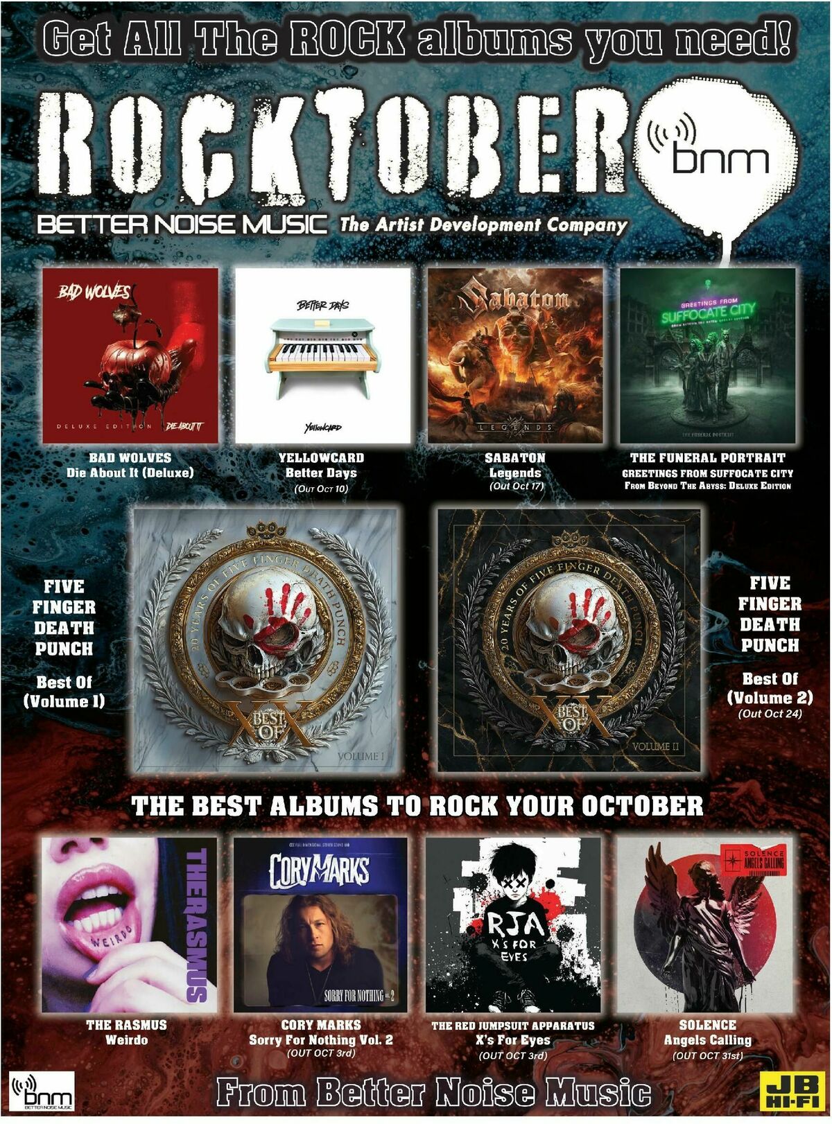 JB Hi-Fi Magazine October Catalogues from 1 October
