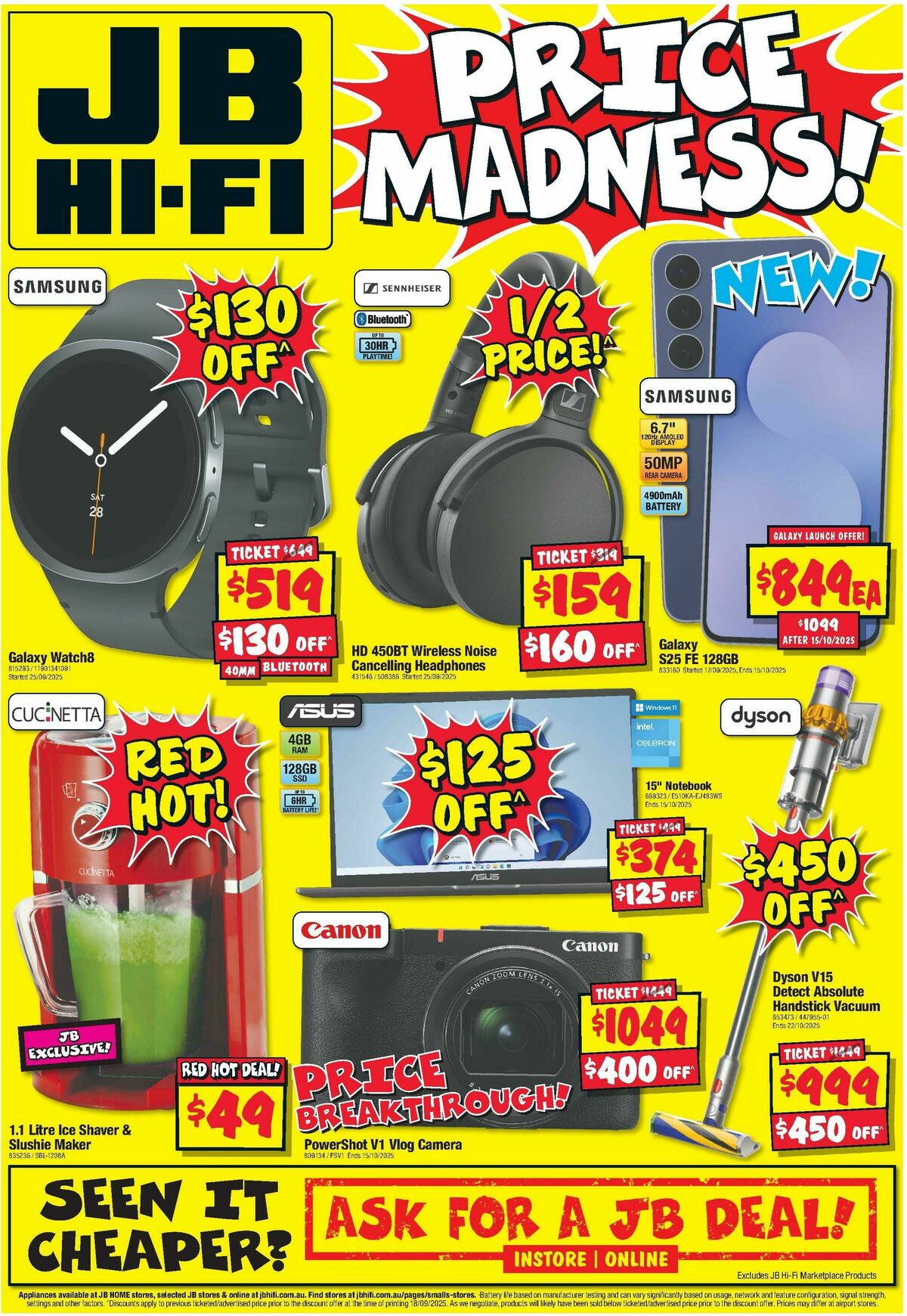 JB Hi-Fi Catalogues from 1 October