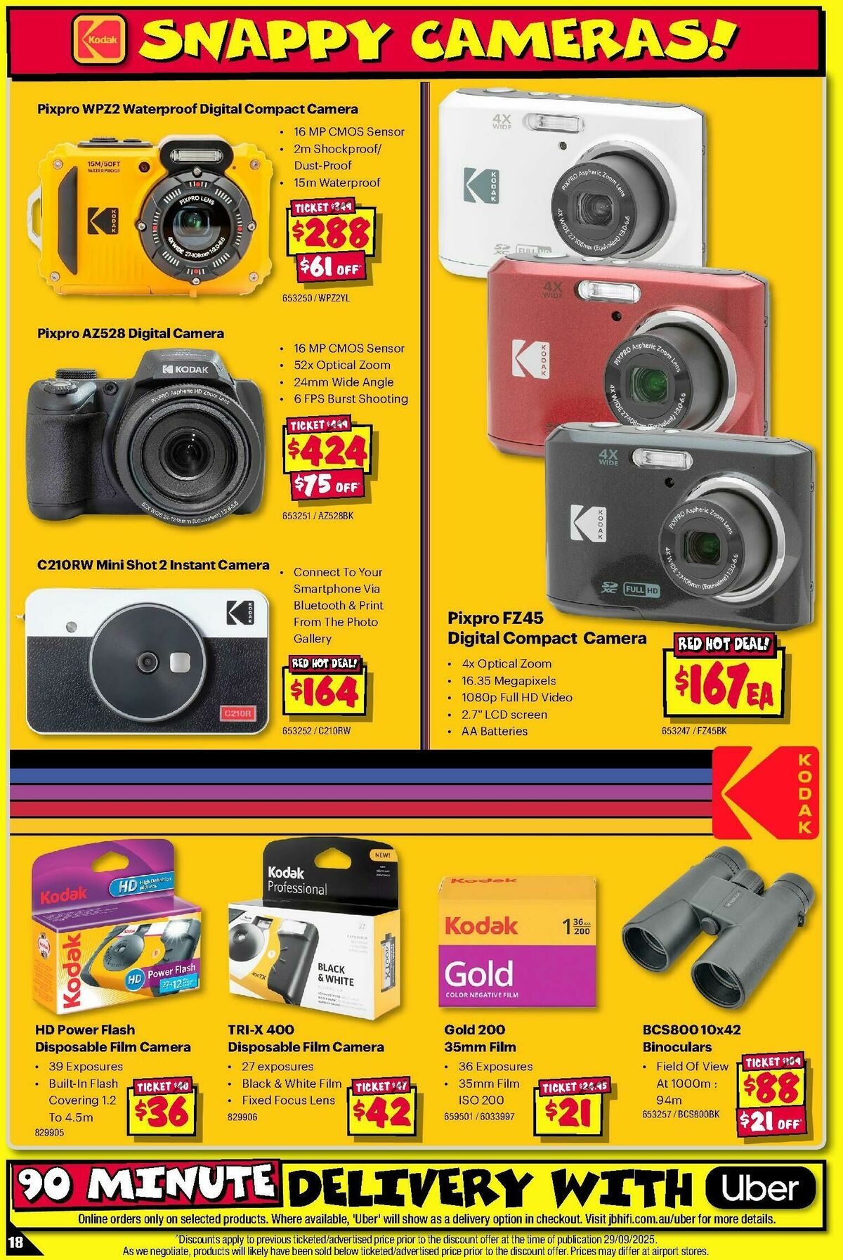 JB Hi-Fi Camera Bonanza! Catalogues from 1 October