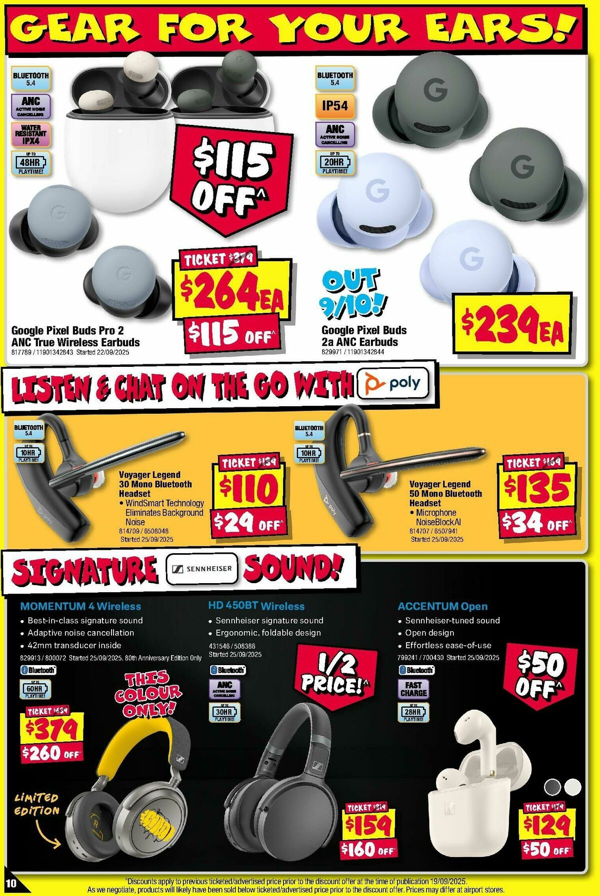 JB Hi-Fi The Big Sound Sale! Catalogues from 1 October