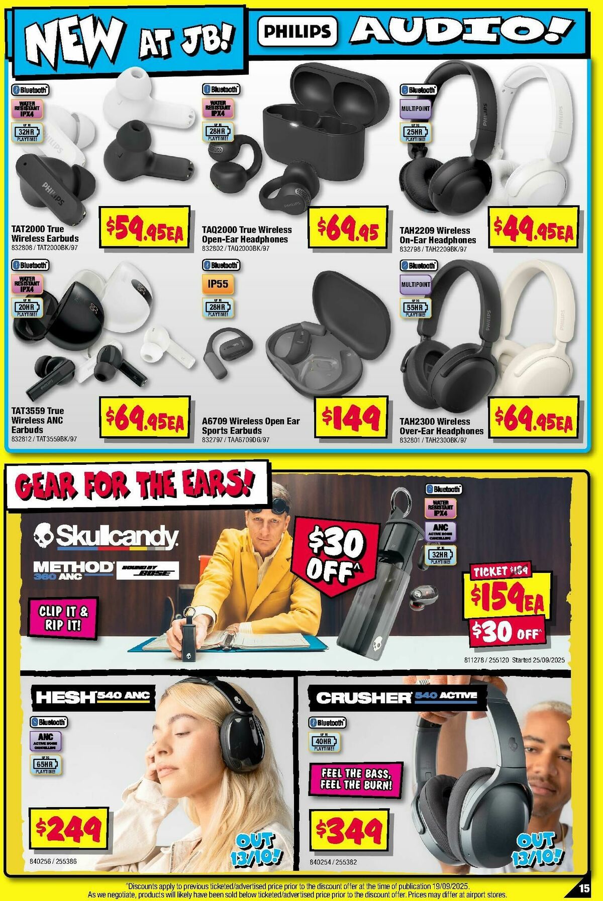 JB Hi-Fi The Big Sound Sale! Catalogues from 1 October