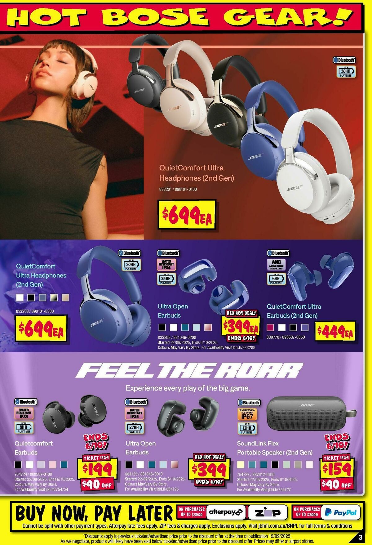 JB Hi-Fi The Big Sound Sale! Catalogues from 1 October