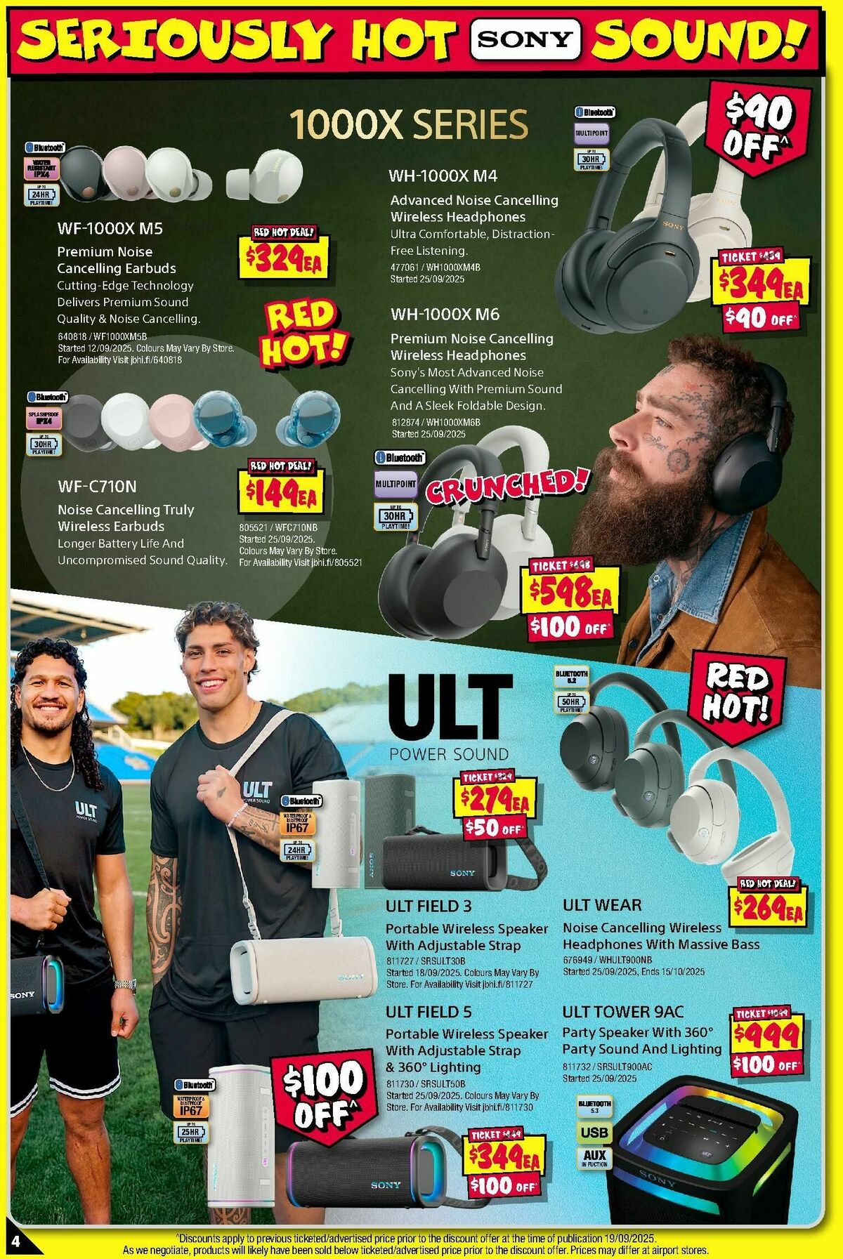 JB Hi-Fi The Big Sound Sale! Catalogues from 1 October