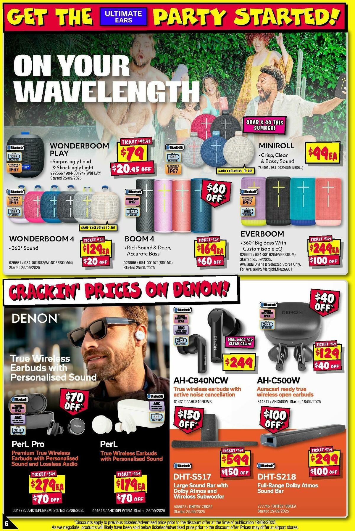 JB Hi-Fi The Big Sound Sale! Catalogues from 1 October