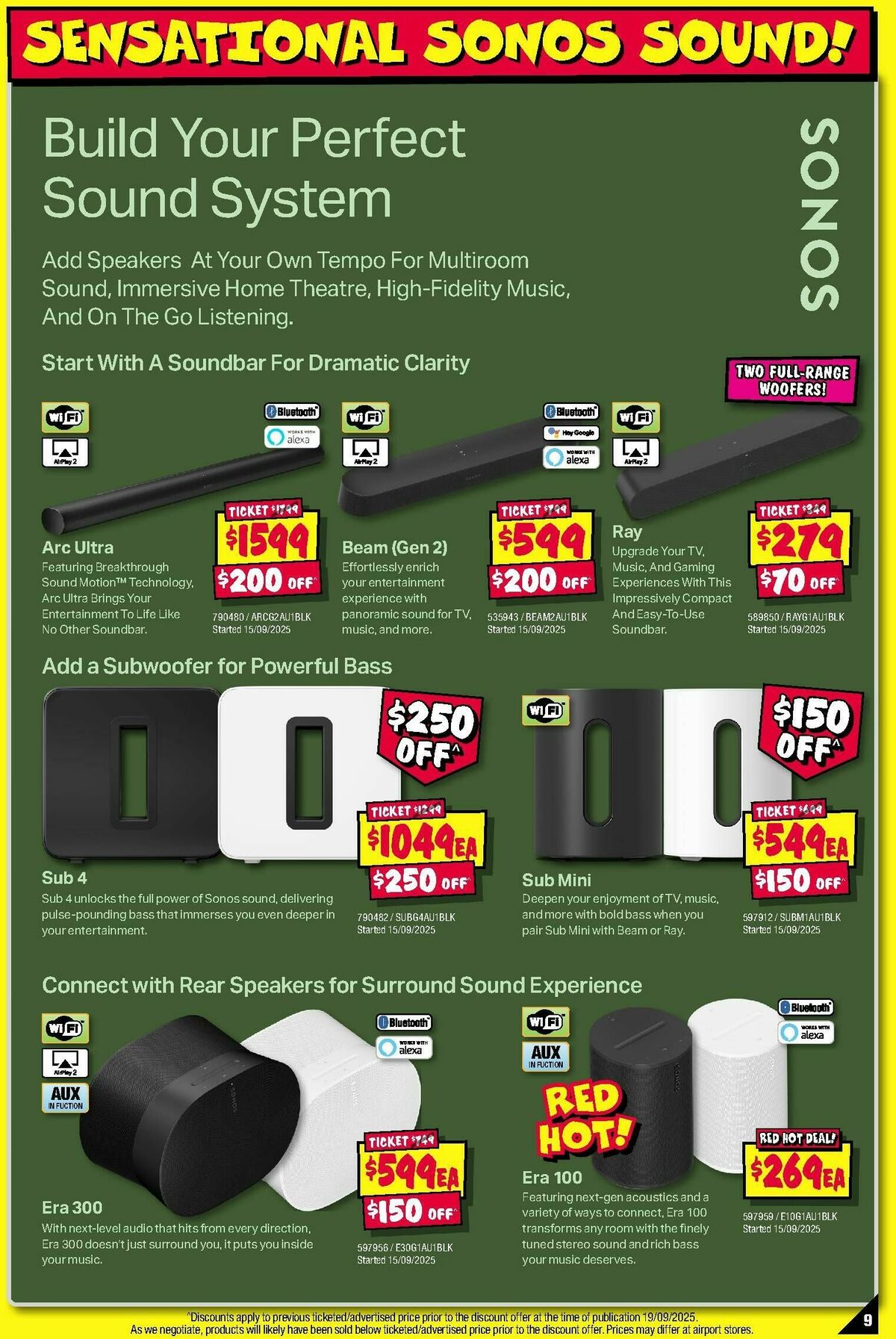 JB Hi-Fi The Big Sound Sale! Catalogues from 1 October