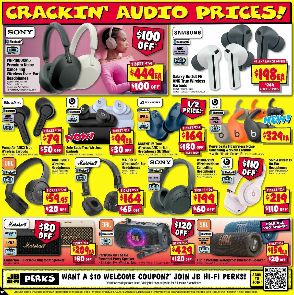 JB Hi-Fi Catalogues from 9 October