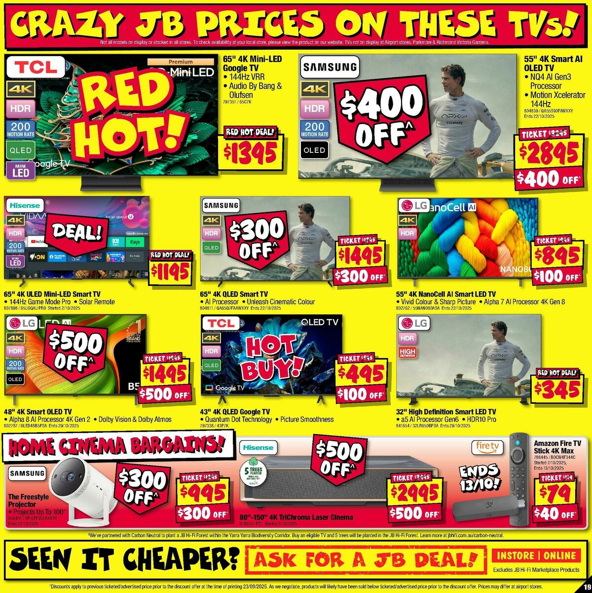 JB Hi-Fi Catalogues from 9 October