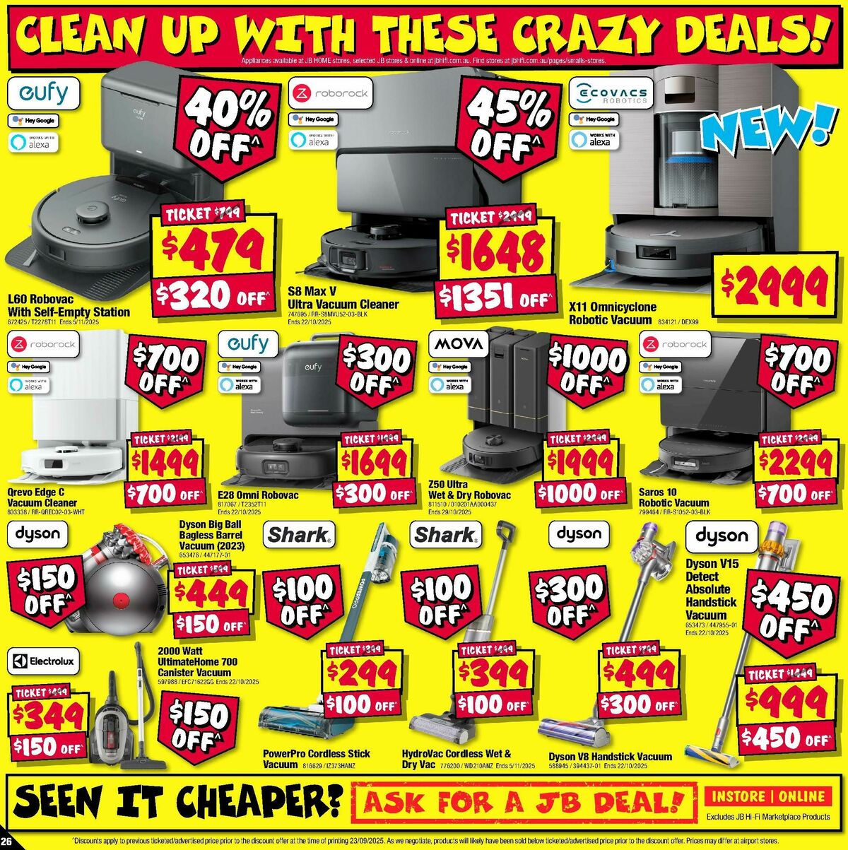 JB Hi-Fi Catalogues from 9 October