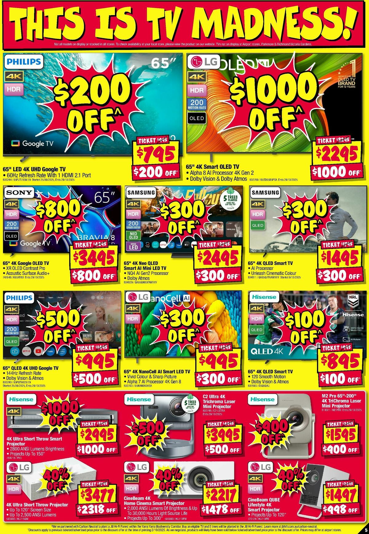 JB Hi-Fi Catalogues from 16 October