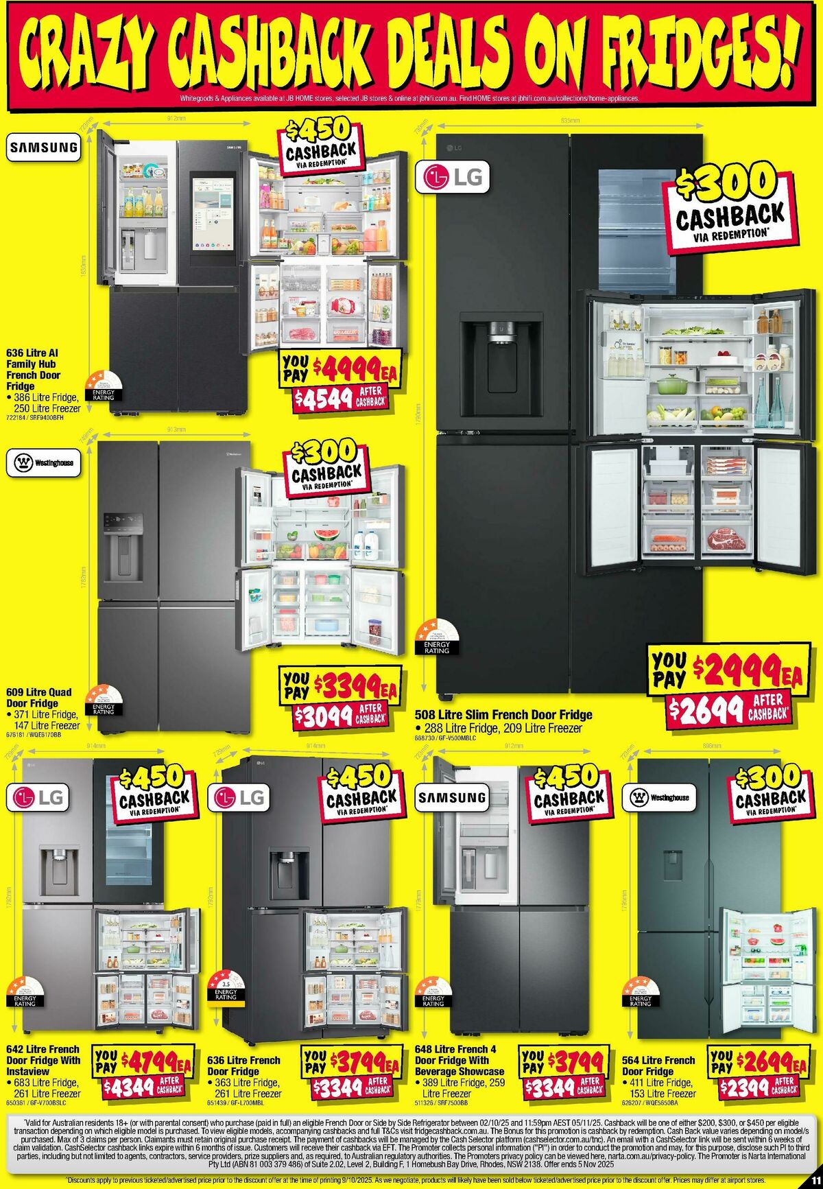 JB Hi-Fi Home Appliance Sellout Catalogues from 23 October