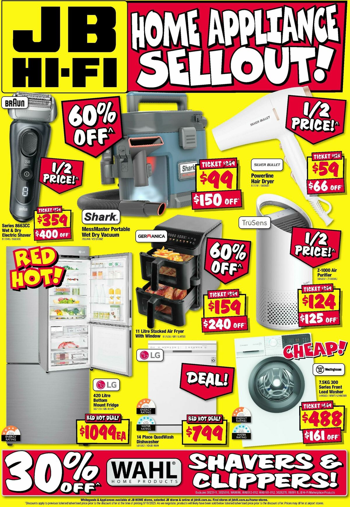 JB Hi-Fi Home Appliance Sellout Catalogues from 23 October
