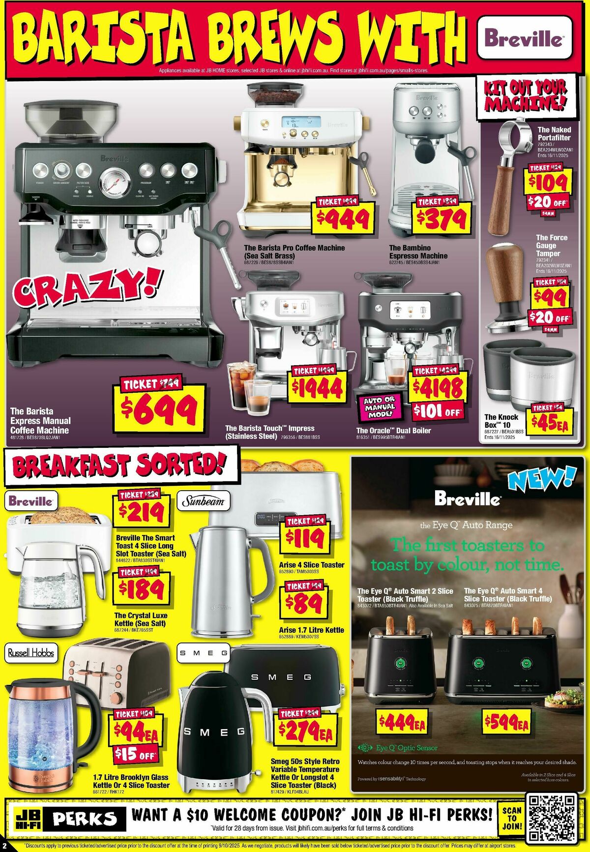 JB Hi-Fi Home Appliance Sellout Catalogues from 23 October