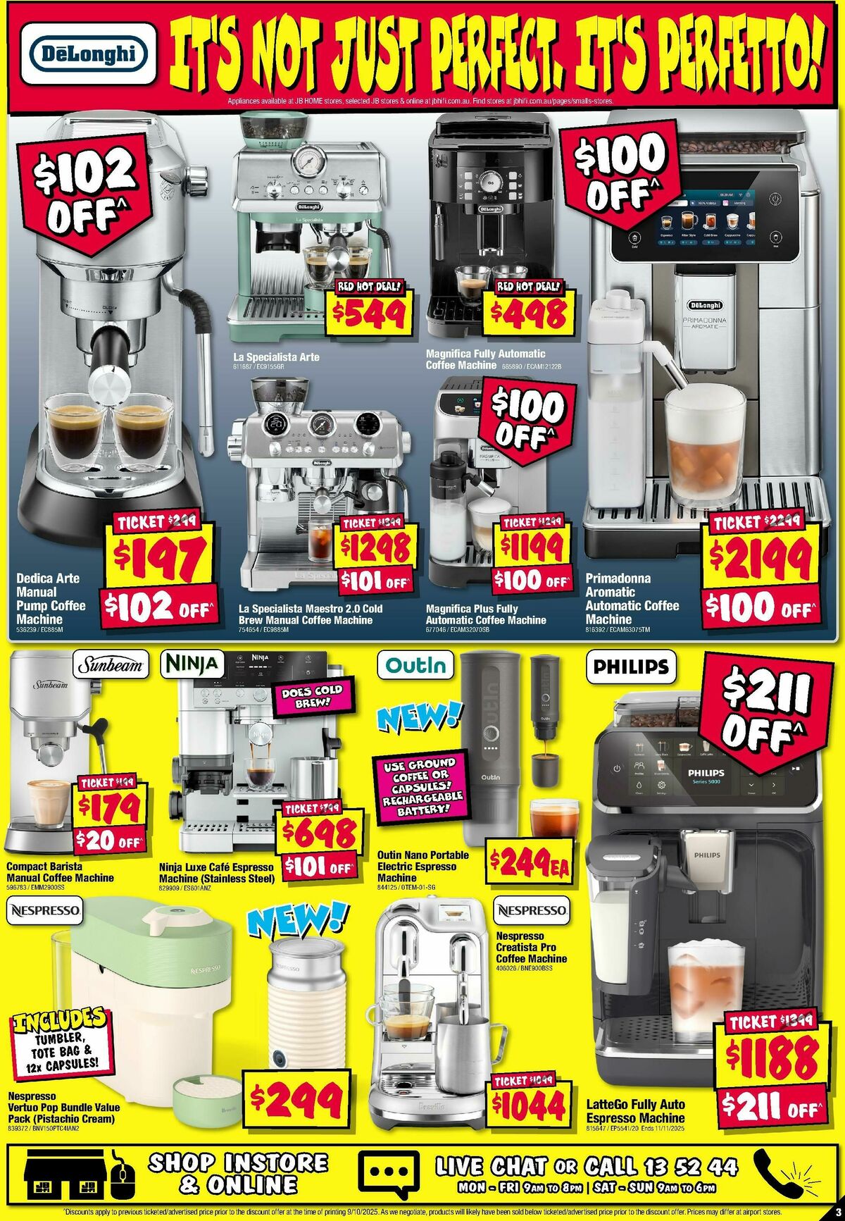 JB Hi-Fi Home Appliance Sellout Catalogues from 23 October
