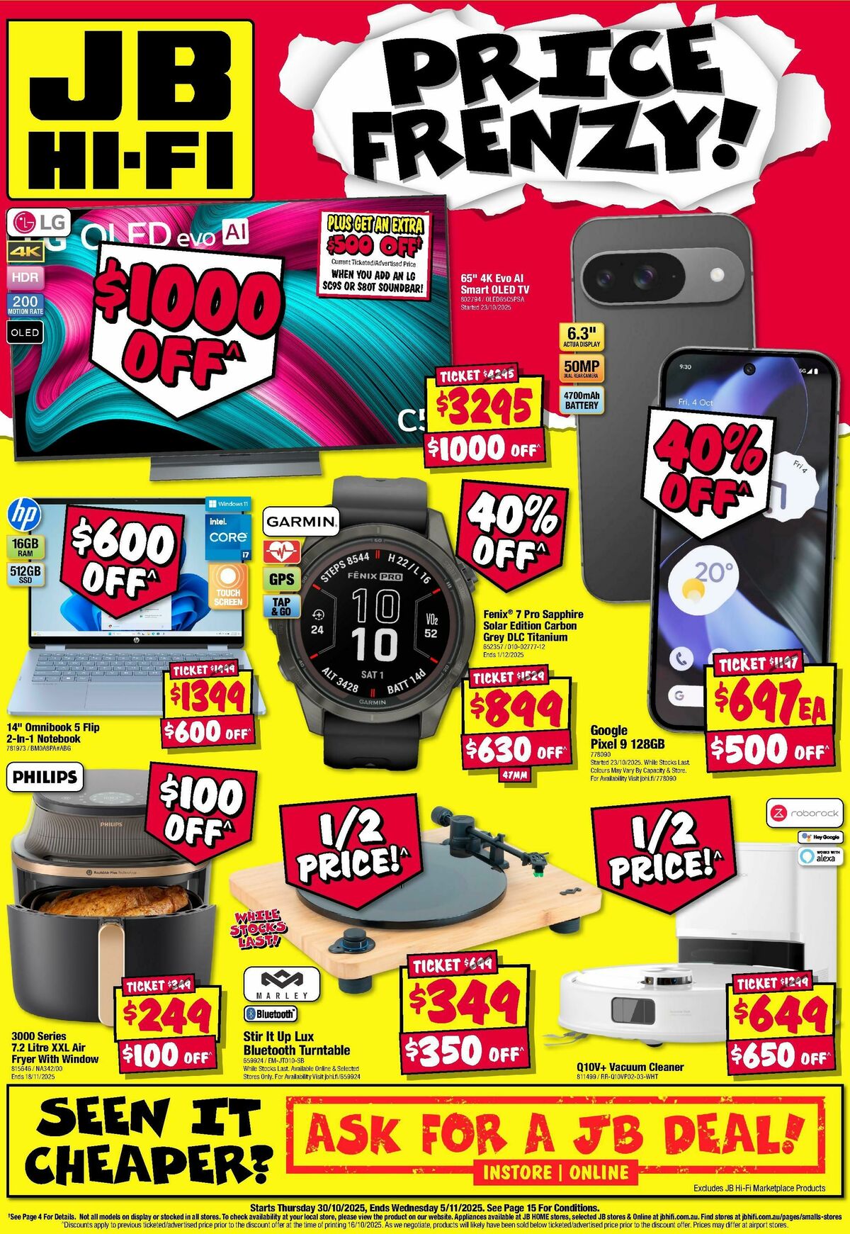 JB Hi-Fi Catalogues from 30 October