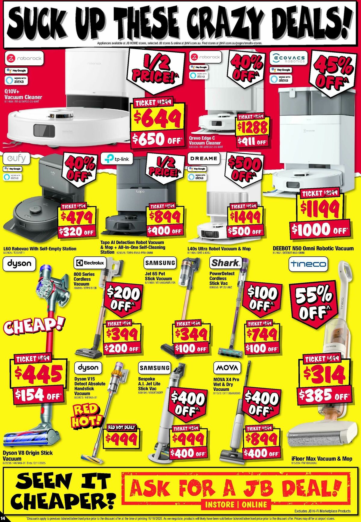 JB Hi-Fi Catalogues from 30 October