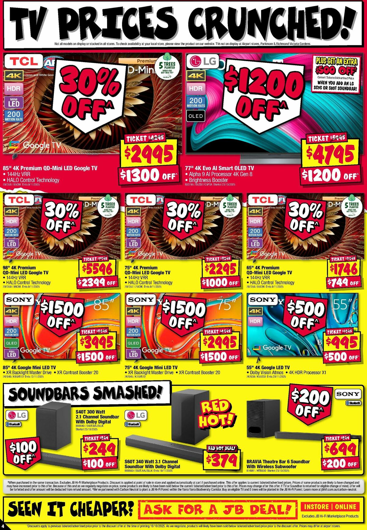 JB Hi-Fi Catalogues from 30 October