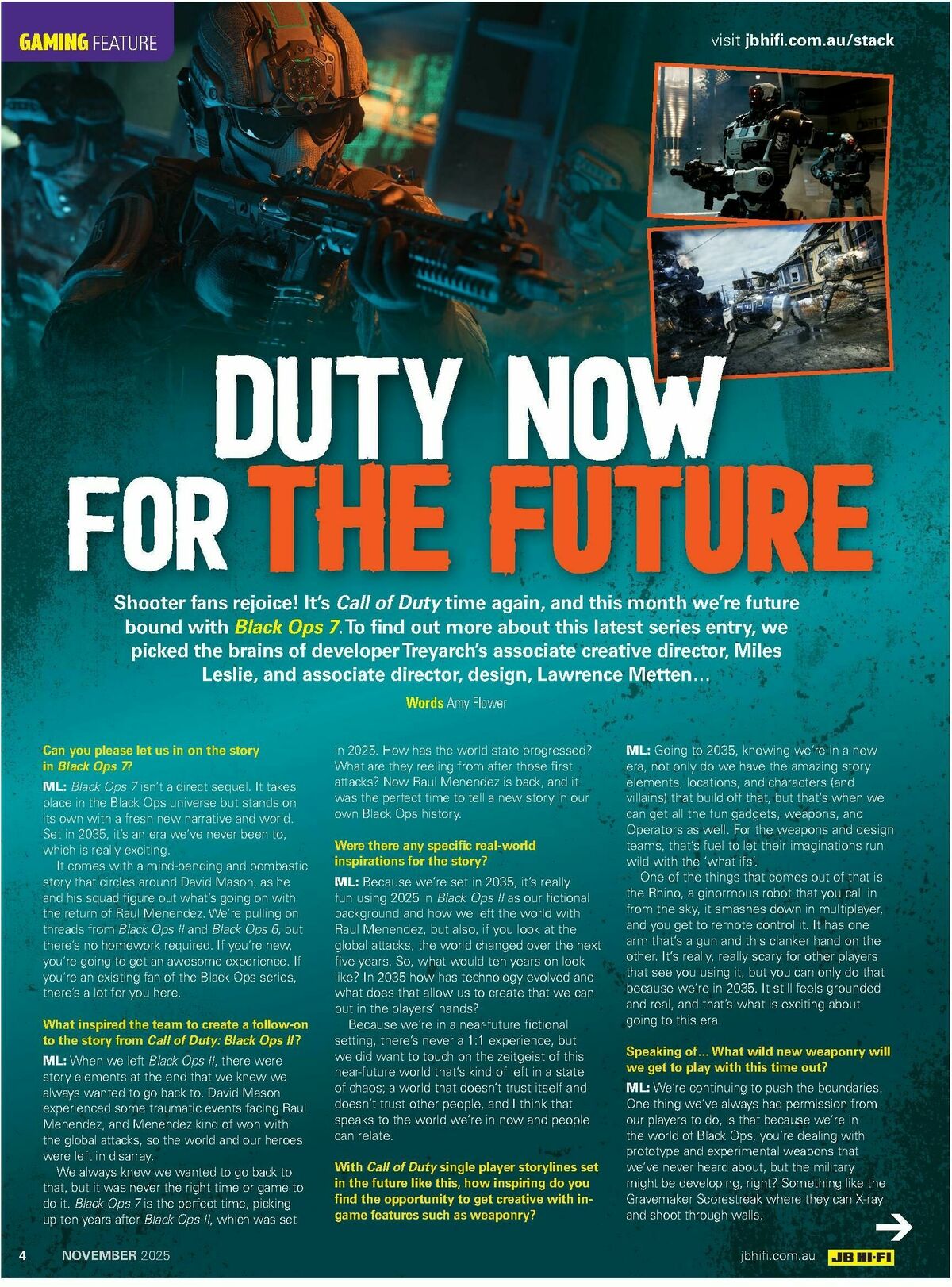 JB Hi-Fi Magazine October Catalogues from 1 November